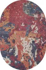 Doca Modern Multi Polyester ve Pamuklu Kaydırmaz Tabanlı Yıkanabilir Dijital Baskı Halısı - Görsel 6