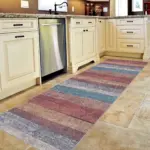 Doca Modern Multi Polyester ve Pamuklu Kaydırmaz Tabanlı Yıkanabilir Dijital Baskı Halısı - Görsel 5