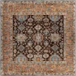 Naiman Çerçeveli Multi Polyester ve Pamuklu Kaydırmaz Tabanlı Yıkanabilir Dijital Baskı Halısı - Görsel 3