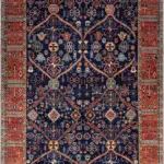 Pakse Çerçeveli Multi Polyester ve Pamuklu Kaydırmaz Tabanlı Yıkanabilir Dijital Baskı Halısı