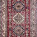 Hitra Klasik Göbekli Multi Polyester ve Pamuklu Kaydırmaz Taban Yıkanabilir Dijital Baskı Halısı