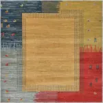 Purnia Modern Multi Polyester ve Pamuklu Kaydırmaz Tabanlı Yıkanabilir Dijital Baskı Halısı - Görsel 3