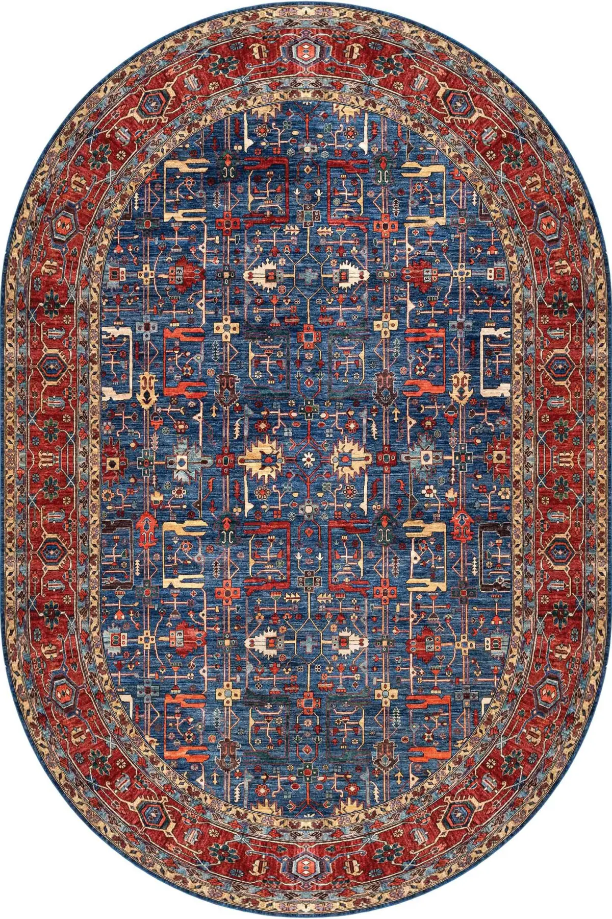 Hefei Çerçeveli Multi Polyester ve Pamuklu Kaydırmaz Tabanlı Yıkanabilir Dijital Baskı Halısı - Görsel 6