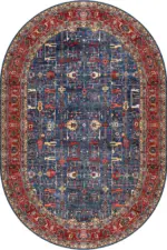 Hefei Çerçeveli Multi Polyester ve Pamuklu Kaydırmaz Tabanlı Yıkanabilir Dijital Baskı Halısı - Görsel 6