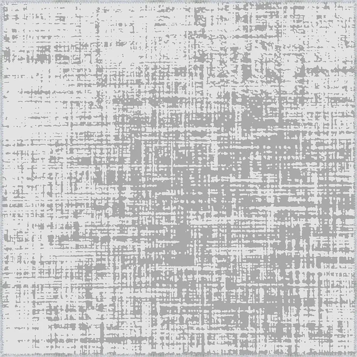 Gaya Modern Gri Polyester ve Pamuklu Kaydırmaz Tabanlı Yıkanabilir Dijital Baskı Halısı - Görsel 3