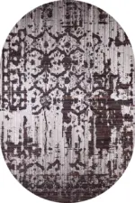 Pilas Modern Kahverengi Polyester ve Pamuklu Kaydırmaz Tabanlı Yıkanabilir Dijital Baskı Halısı - Görsel 6