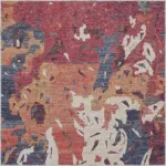 Lajas Modern Multi Polyester ve Pamuklu Kaydırmaz Tabanlı Yıkanabilir Dijital Baskı Halısı - Görsel 3