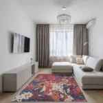 Lajas Modern Multi Polyester ve Pamuklu Kaydırmaz Tabanlı Yıkanabilir Dijital Baskı Halısı - Görsel 2