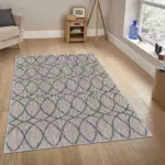 Sambal Modern Krem Polyester ve Pamuklu Kaydırmaz Tabanlı Yıkanabilir Dijital Baskı Halısı - Görsel 2