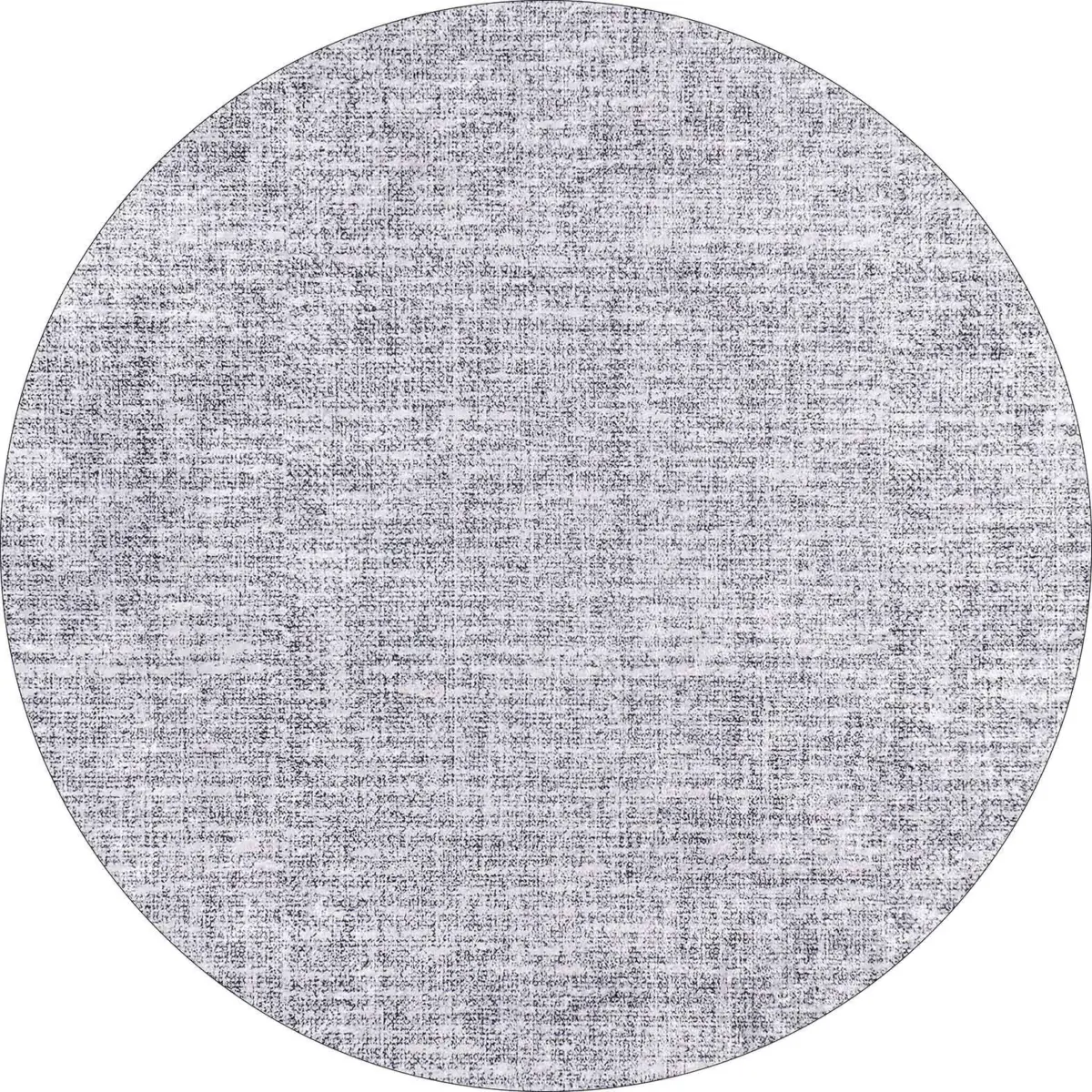 Satna Modern Gri Polyester ve Pamuklu Kaydırmaz Tabanlı Yıkanabilir Dijital Baskı Halısı - Görsel 7