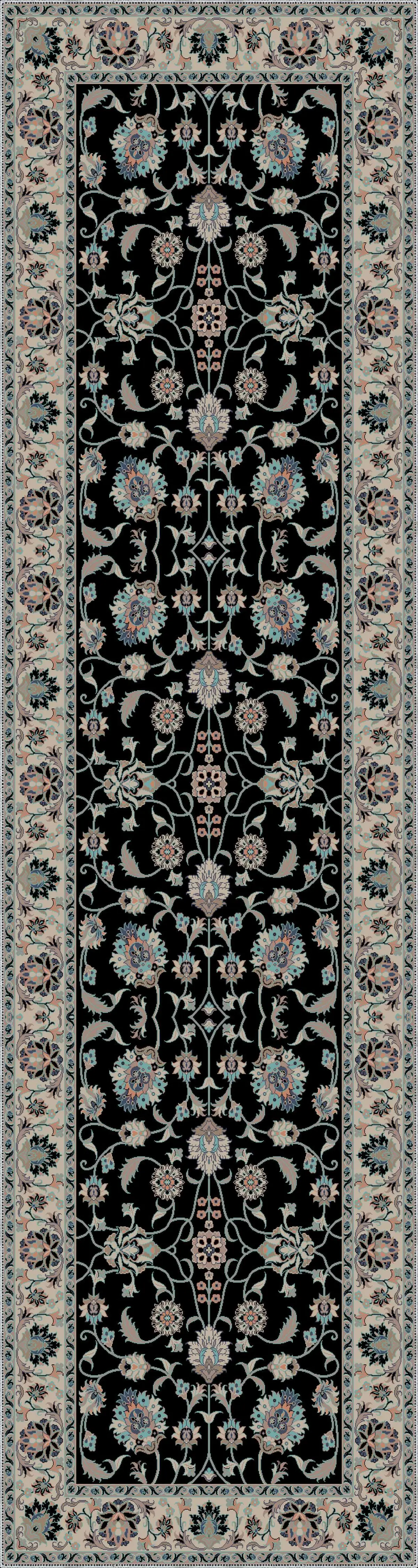 Hebi Çerçeveli Multi Polyester ve Pamuklu Kaydırmaz Tabanlı Yıkanabilir Dijital Baskı Halısı - Görsel 4