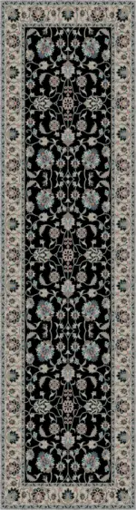 Hebi Çerçeveli Multi Polyester ve Pamuklu Kaydırmaz Tabanlı Yıkanabilir Dijital Baskı Halısı - Görsel 4