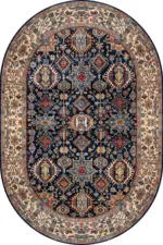 Nehe Çerçeveli Multi Polyester ve Pamuklu Kaydırmaz Tabanlı Yıkanabilir Dijital Baskı Halısı - Görsel 6