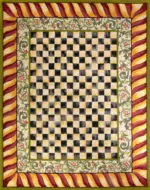 Aren Mutfak 07 Modern Çerçeveli Bordo Polyester Kaydırmaz Tabanlı Yıkanabilir Dijital Baskı Mutfak Halısı - Görsel 3