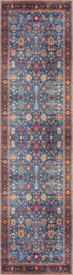 Hechi Çerçeveli Multi Polyester ve Pamuklu Kaydırmaz Tabanlı Yıkanabilir Dijital Baskı Halısı - Görsel 4