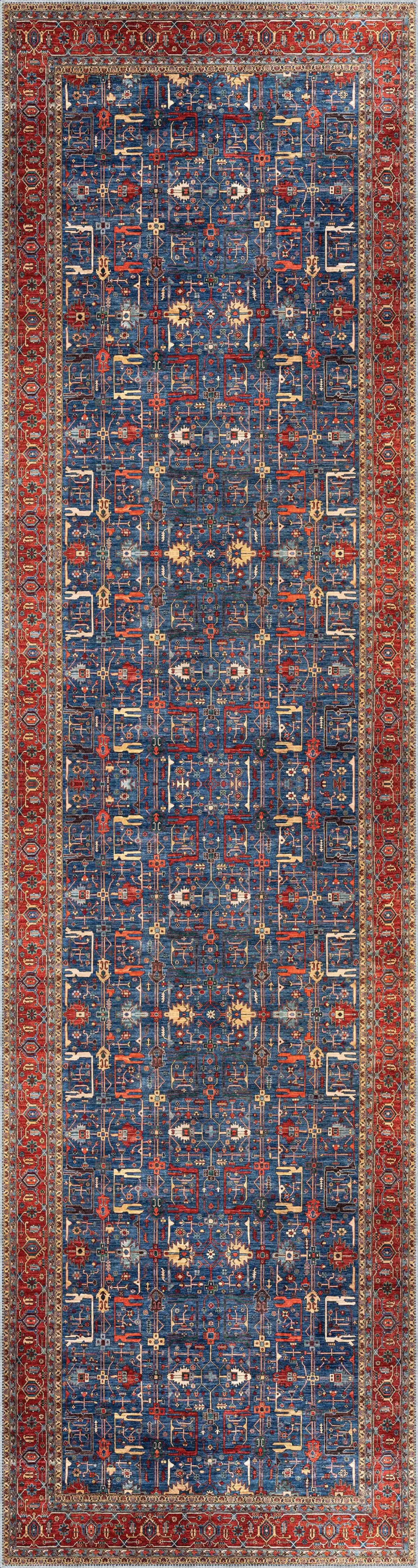 Hefei Çerçeveli Multi Polyester ve Pamuklu Kaydırmaz Tabanlı Yıkanabilir Dijital Baskı Halısı - Görsel 4