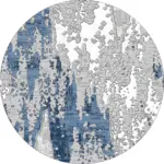 Jamin Modern Gri Polyester ve Pamuklu Kaydırmaz Tabanlı Yıkanabilir Dijital Baskı Halısı - Görsel 7