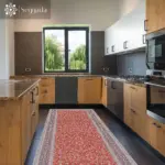 Anqui Çerçeveli Multi Polyester ve Pamuklu Kaydırmaz Tabanlı Yıkanabilir Dijital BaskI Halısı - Görsel 5