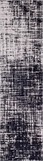 Sunel Modern Gri Polyester ve Pamuklu Kaydırmaz Tabanlı Yıkanabilir Dijital Baskı Halısı - Görsel 4