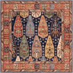 Rayon Çerçeveli Multi Polyester ve Pamuklu Kaydırmaz Tabanlı Yıkanabilir Dijital Baskı Halısı - Görsel 3