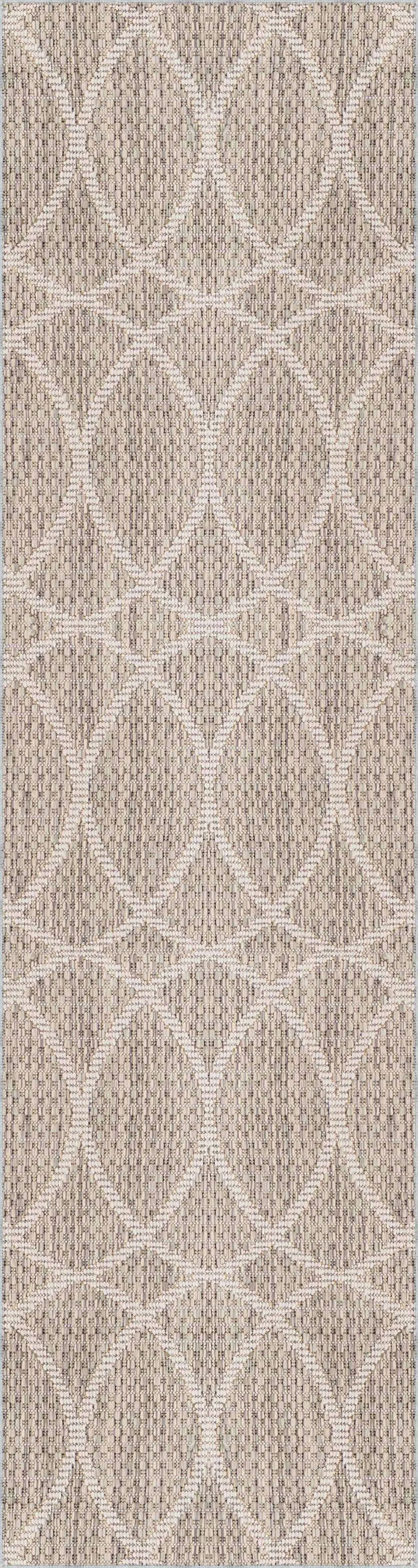 Tirora Modern Krem Polyester ve Pamuklu Kaydırmaz Tabanlı Yıkanabilir Dijital Baskı Halısı - Görsel 4