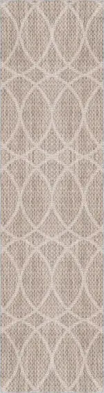 Tirora Modern Krem Polyester ve Pamuklu Kaydırmaz Tabanlı Yıkanabilir Dijital Baskı Halısı - Görsel 4