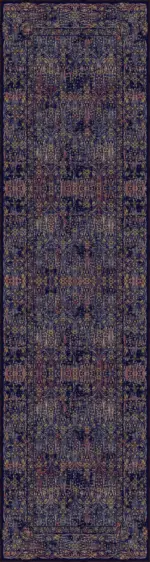 Jinan Çerçeveli Multi Polyester ve Pamuklu Kaydırmaz Tabanlı Yıkanabilir Dijital Baskı Halısı - Görsel 4