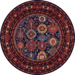 Barun Çerçeveli Multi Polyester ve Pamuklu Kaydırmaz Tabanlı Yıkanabilir Dijital Baskı Halısı - Görsel 7