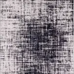 Sunel Modern Gri Polyester ve Pamuklu Kaydırmaz Tabanlı Yıkanabilir Dijital Baskı Halısı