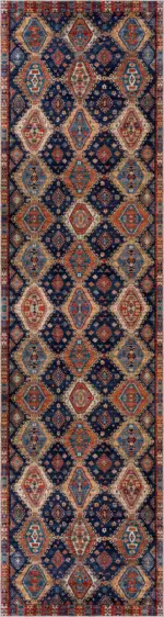 Arun Çerçeveli Multi Polyester ve Pamuklu Kaydırmaz Tabanlı Yıkanabilir Dijital Baskı Halısı - Görsel 4