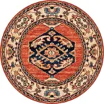 Puer Klasik Göbekli Bej Polyester ve Pamuklu Kaydırmaz Tabanlı Yıkanabilir Dijital Baskı Halısı - Görsel 7