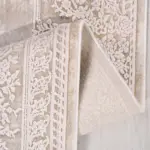 Nyborg Klasik Göbekli Bej Viskon ve Akrilik Makine Halısı - Görsel 3