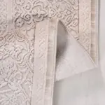 Husum Klasik Göbekli Bej Viskon ve Akrilik Makine Halısı - Görsel 3