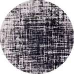 Sunel Modern Gri Polyester ve Pamuklu Kaydırmaz Tabanlı Yıkanabilir Dijital Baskı Halısı - Görsel 7