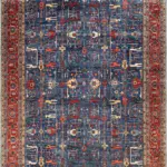 Hefei Çerçeveli Multi Polyester ve Pamuklu Kaydırmaz Tabanlı Yıkanabilir Dijital Baskı Halısı