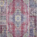 Rottne Klasik Göbekli Multi Polyester ve Pamuklu Kaydırmaz Tabanlı Yıkanabilir Dijital Baskı Halısı