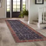 Pakse Çerçeveli Multi Polyester ve Pamuklu Kaydırmaz Tabanlı Yıkanabilir Dijital Baskı Halısı - Görsel 5