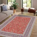 Anqui Çerçeveli Multi Polyester ve Pamuklu Kaydırmaz Tabanlı Yıkanabilir Dijital BaskI Halısı - Görsel 2