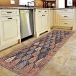 Rayon Çerçeveli Multi Polyester ve Pamuklu Kaydırmaz Tabanlı Yıkanabilir Dijital Baskı Halısı - Görsel 5