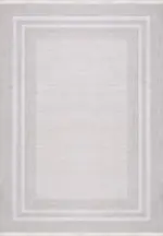 Kumla Çerçeveli Gri Trio Akrilik Makine Halısı