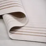 Sonla Çerçeveli Krem Trio Akrilik Makine Halısı - Görsel 4