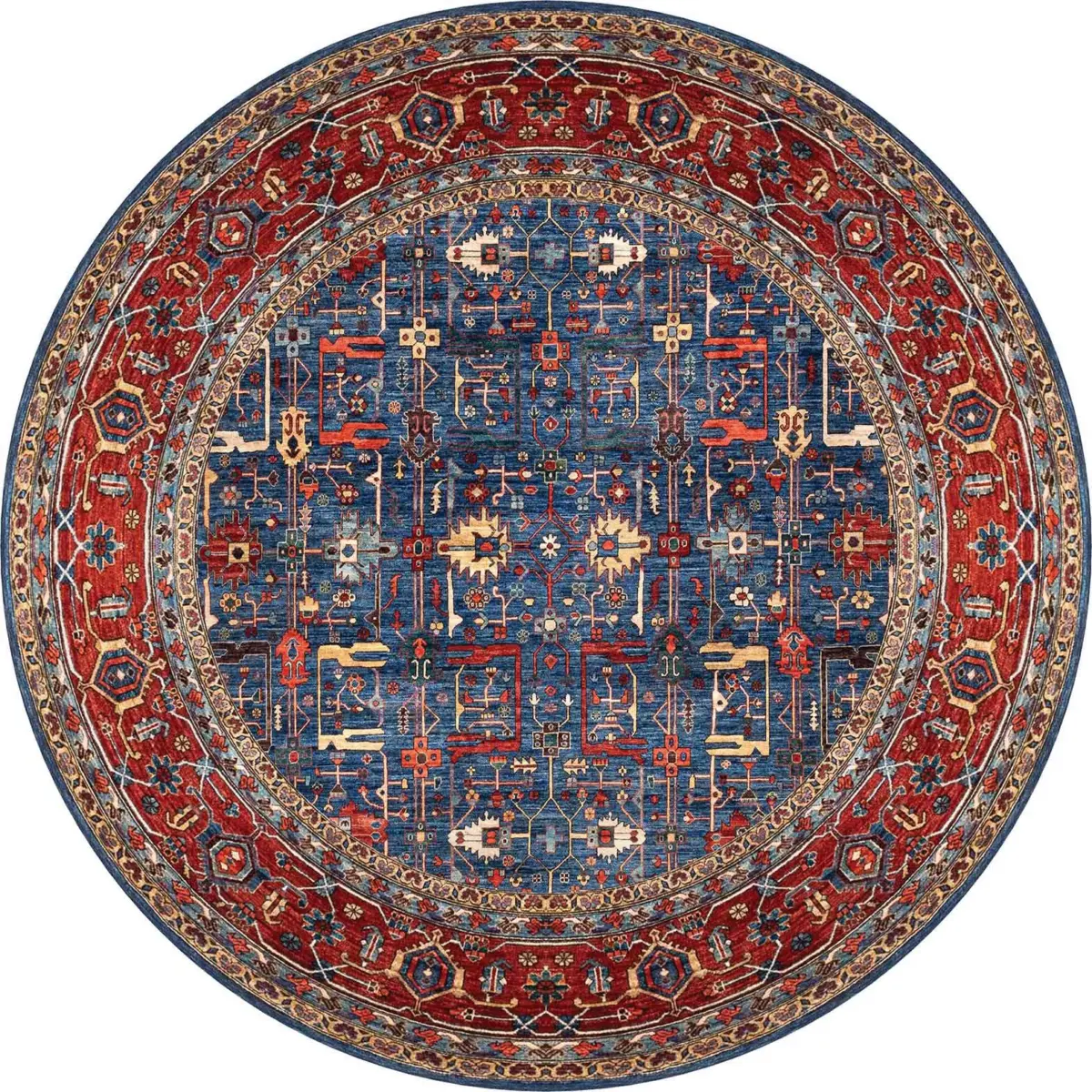 Hefei Çerçeveli Multi Polyester ve Pamuklu Kaydırmaz Tabanlı Yıkanabilir Dijital Baskı Halısı - Görsel 7