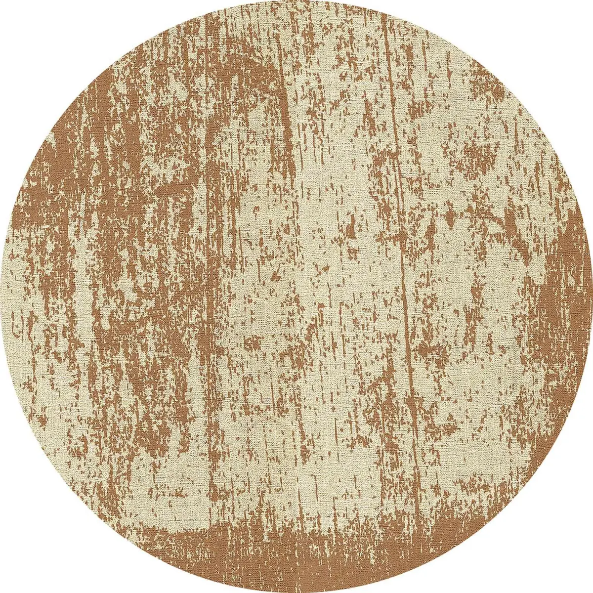 Angul Modern Krem Polyester ve Pamuklu Kaydırmaz Tabanlı Yıkanabilir Dijital Baskı Halısı - Görsel 7