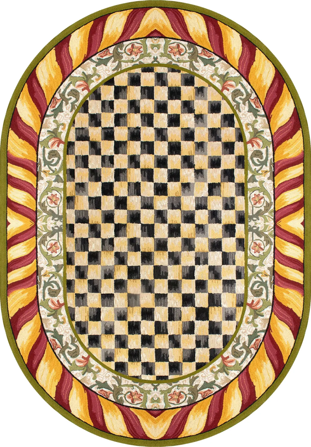 Aren Mutfak 07 Modern Çerçeveli Bordo Polyester Kaydırmaz Tabanlı Yıkanabilir Dijital Baskı Mutfak Halısı - Görsel 2