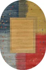 Purnia Modern Multi Polyester ve Pamuklu Kaydırmaz Tabanlı Yıkanabilir Dijital Baskı Halısı - Görsel 6