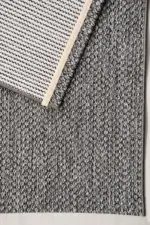 Ridino Modern Antrasit Polipolyester Sisal Halı - Görsel 4