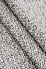 Boyno Modern Beyaz ve Antrasit Polipolyester Sisal Halı - Görsel 3