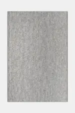 Boyno Modern Beyaz ve Antrasit Polipolyester Sisal Halı