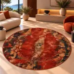Riolos Modern Multi Polyester ve Pamuklu Kaydırmaz Taban Yıkanabilir Dijital Baskı Halısı - Görsel 6