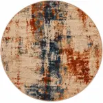 Sulle Modern Multi Polyester ve Pamuklu Kaydırmaz Taban Yıkanabilir Dijital Baskı Halısı - Görsel 5